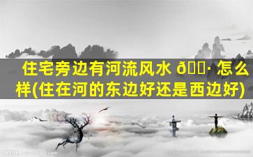 住宅旁边有河流风水 🌷 怎么样(住在河的东边好还是西边好)